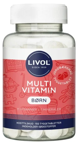 Multivitamin Børn Jordbær