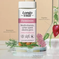 Multivitamin Feminin med silica, zink og selen