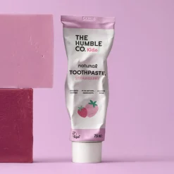Natural toothpaste, strawberry, kids