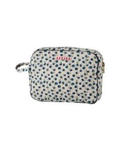 New Dawn Seersucker Makeup Clutch