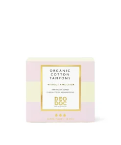 Organic Cotton Tampons Without Applicator