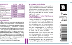 Overgangsalder - Kalk 266 mg, D-vitamin 3,3 µg + Rødkløver