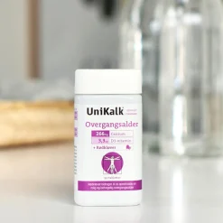 Overgangsalder - Kalk 266 mg, D-vitamin 3,3 µg + Rødkløver