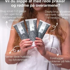 3-pak til glat og jævn hud - pleje ved keratosis pilaris