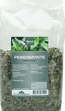 Pebermynte grov skåret