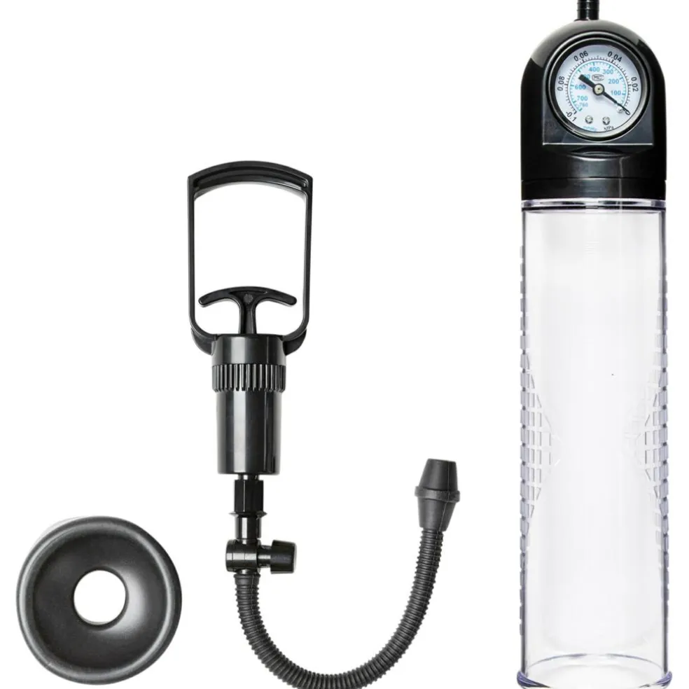 Penis Pumpe med Trykmåler