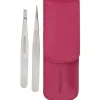 Petite Tweeze Set With Pink Case