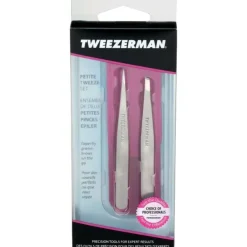 Petite Tweeze Set With Pink Case