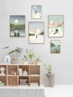 Plakat 'Cross-Country Skiing'