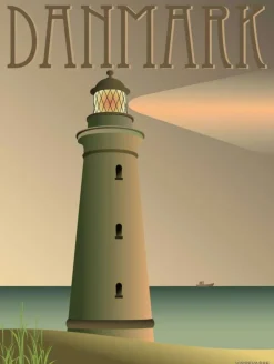 Plakat 'Danmark Fyret'