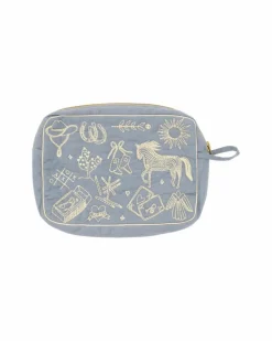 Polly Embroidery Toiletry Bag