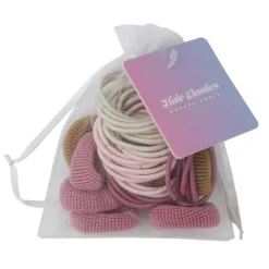 Pose Med Forskellige Hårelastikker