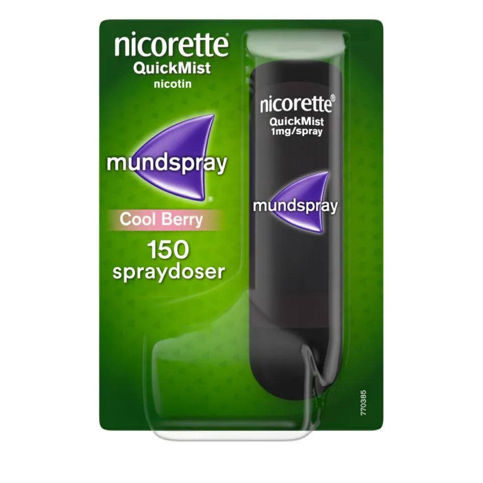QuickMist Cool Berry 1 mg/spray, mundhulespray, opløsning