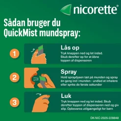 QuickMist Cool Berry 1 mg/spray, mundhulespray, opløsning