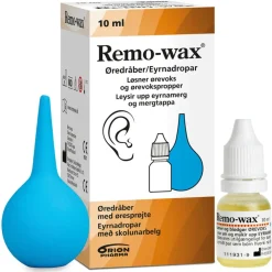 Øredråber m. sprøjte