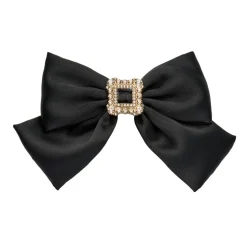 Rhinestone Hair Clip With Bow