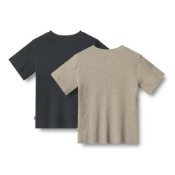 Rib T-Shirt Short Sleeve Fabian 2-pak