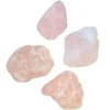 Rosakvarts Krystal Rå