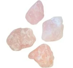 Rosakvarts Krystal Rå