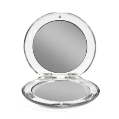 Rundt Lommespejl Sort