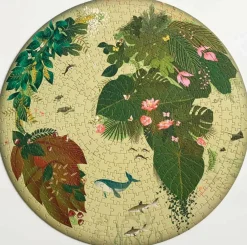 Rundt Puslespil 'I Love Mother Earth'