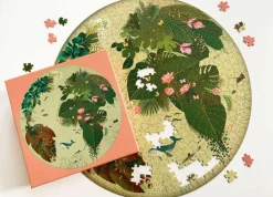 Rundt Puslespil 'I Love Mother Earth'