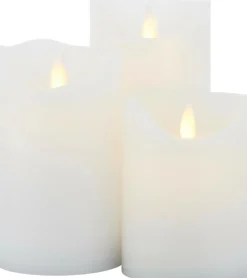 Sara Sæt LED Vokslys