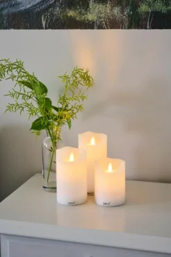 Sara Sæt LED Vokslys