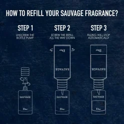 Sauvage Parfum Refill