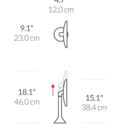 Sensor KosmetikSpejl touch styring