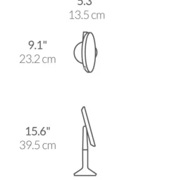 Sensor KosmetikSpejl trio touch styring