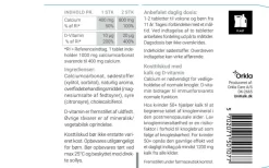 Silver - Tyggetabl. 400 mg og D-vitamin 10 µg