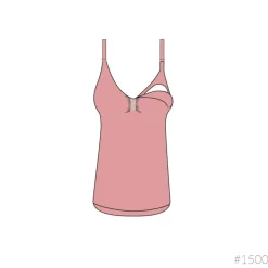 Sømløs Ammetop med Shapewear