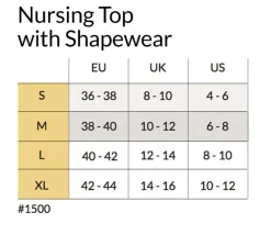 Sømløs Ammetop med Shapewear