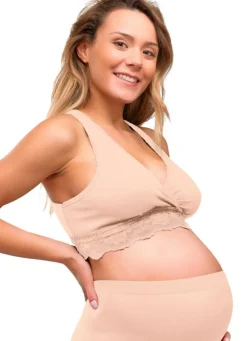 Sove- Og Amme-BH med økologisk bomuld