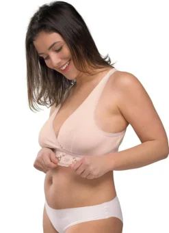 Sove- Og Amme-BH med økologisk bomuld