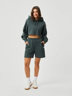 Studio Oversized Cropped Hoodie
