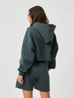 Studio Oversized Cropped Hoodie