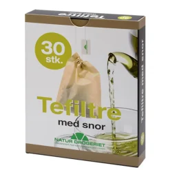 Tefiltre m. snor ubleget