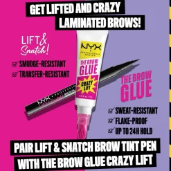 The Brow Glue Crazy Lift Fikserende Bryngel