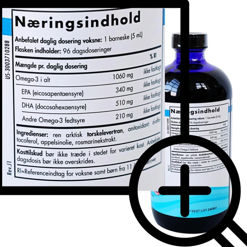 Torskelevertran m. appelsin