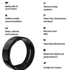 Ultrahuman Ring Air Aster Black