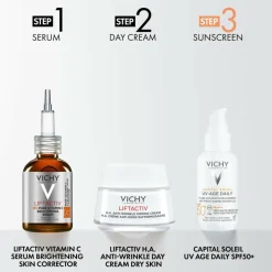 Vichy Liftactiv H.A. Dagcreme Til Tør Hud