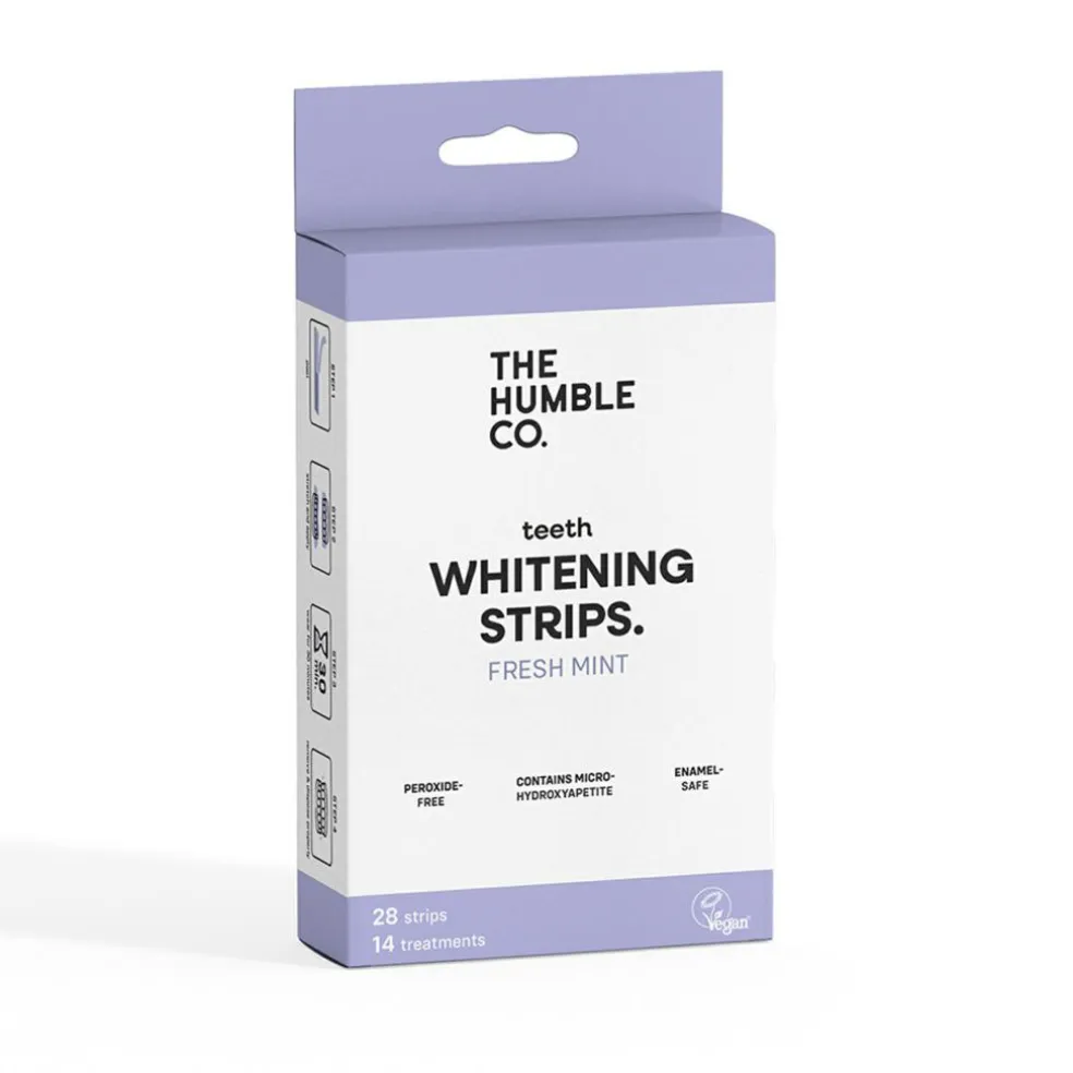 Whitening strips, aloe vera