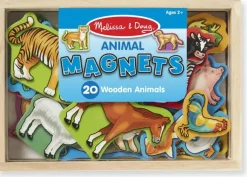 Wooden Magnets in a Box Animal