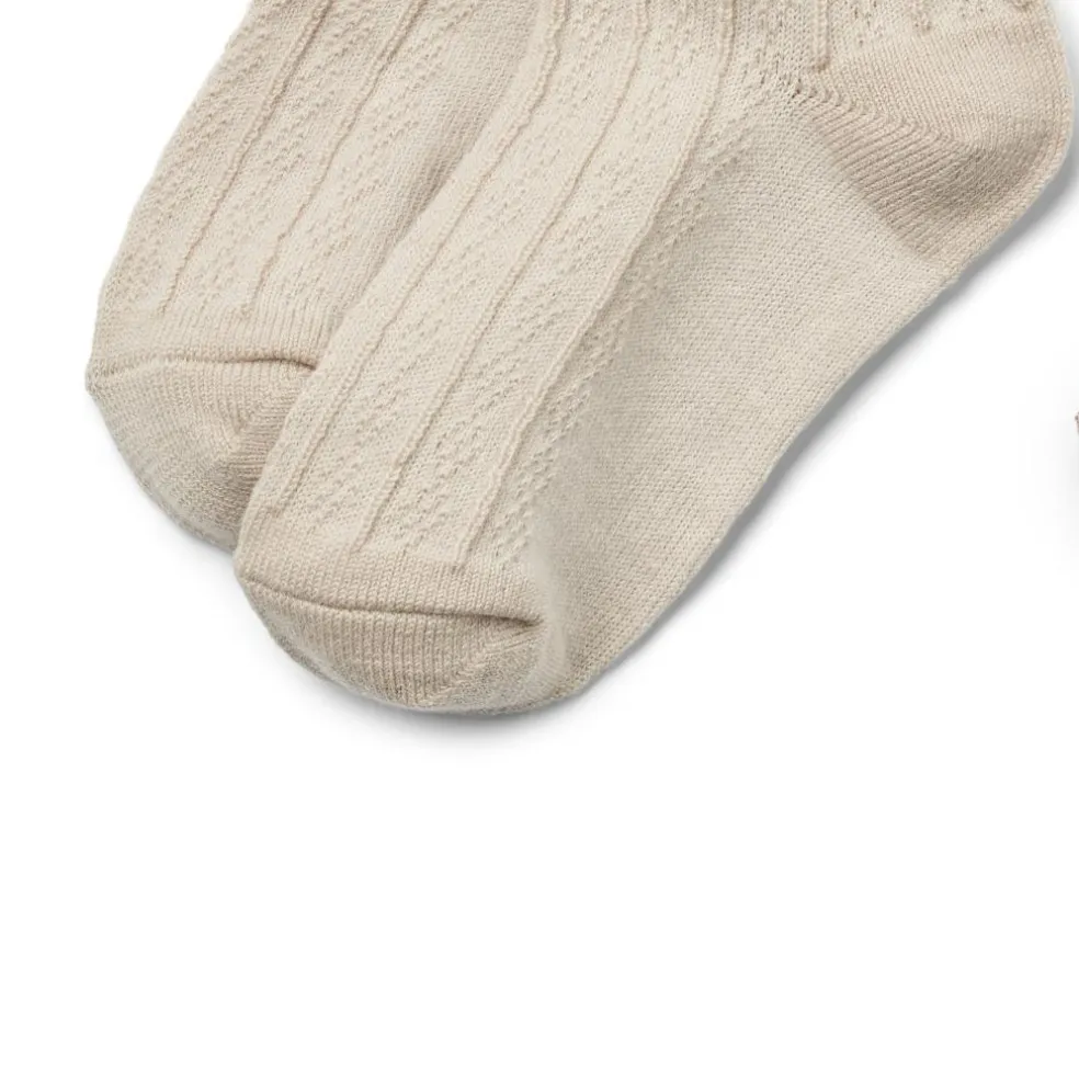 Wool Lace Socks Nora 2-pak