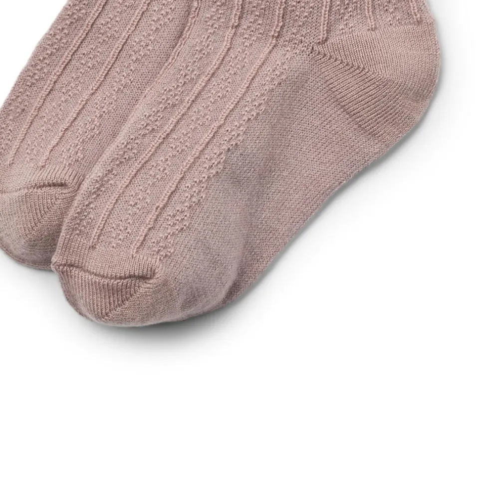 Wool Lace Socks Nora 2-pak