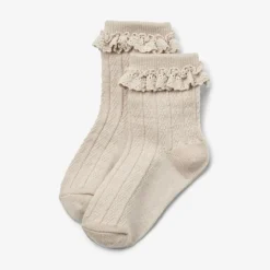 Wool Lace Socks Nora 2-pak