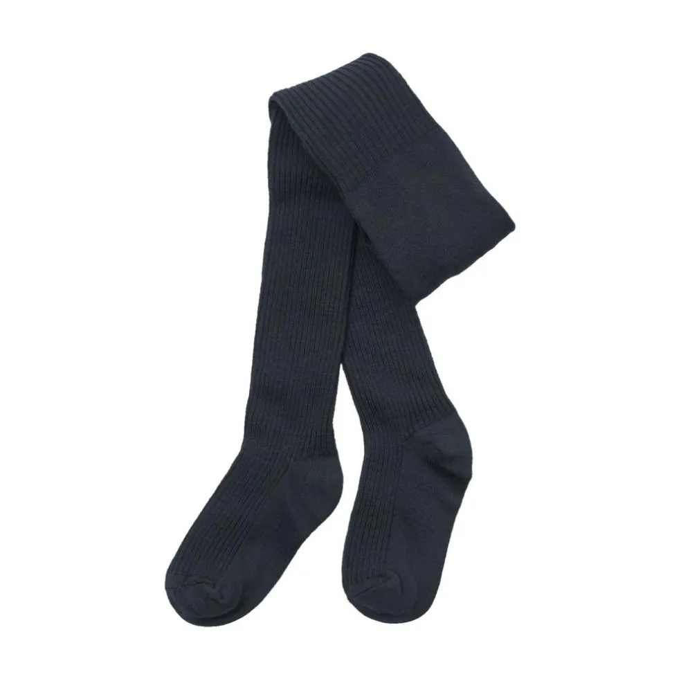 Wool Rib Tights Robin